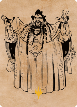 Alaundo the Seer Art Card (Gold-Stamped Signature) [Commander Legends: Battle for Baldur's Gate Art Series] | Gamers Paradise