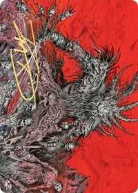 Varragoth, Bloodsky Sire Art Card (Gold-Stamped Signature) [Kaldheim Art Series] | Gamers Paradise