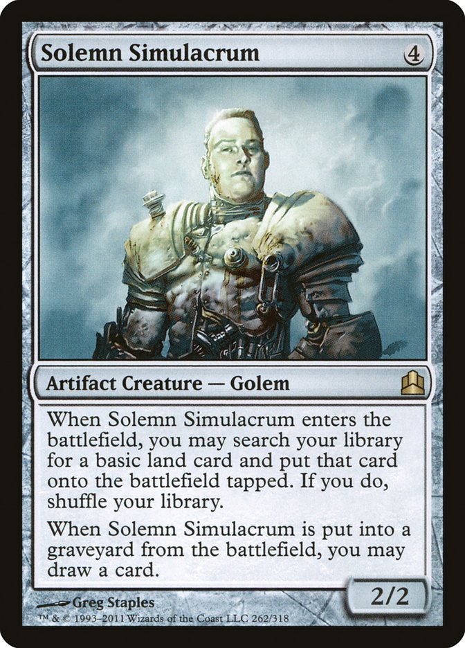 Solemn Simulacrum [Commander 2011] | Gamers Paradise