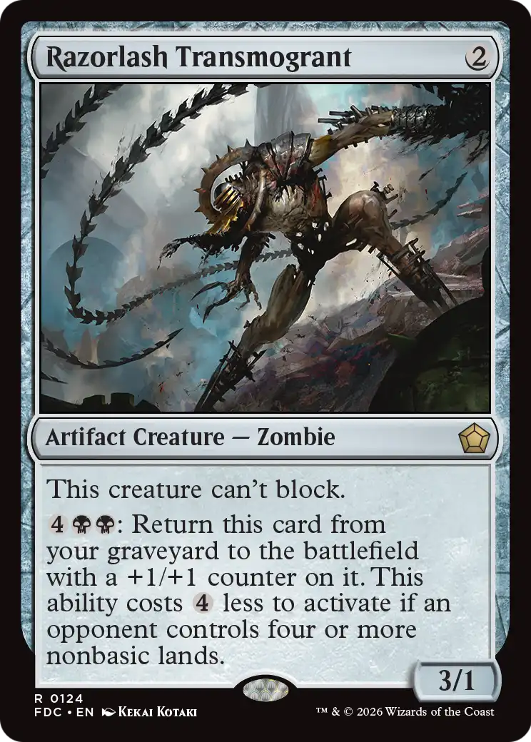 Razorlash Transmogrant [Foundations Commander] | Gamers Paradise