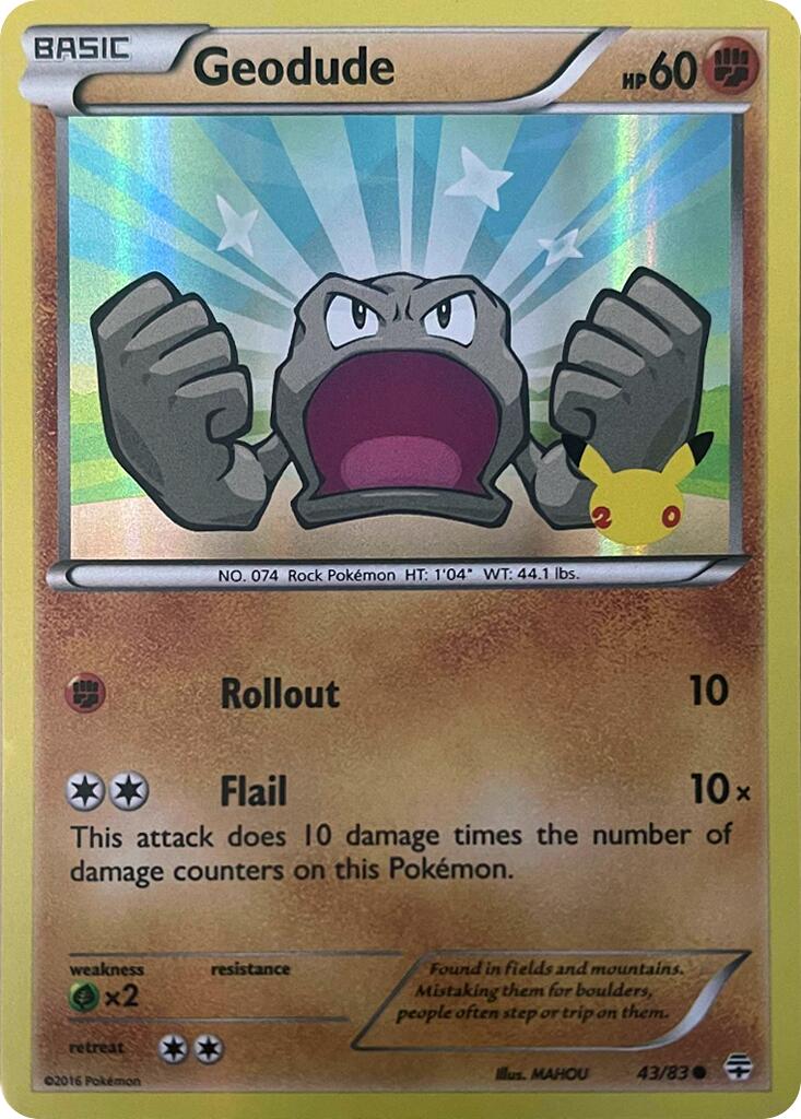 Geodude (043/083) [Celebrations: 25th Anniversary] | Gamers Paradise