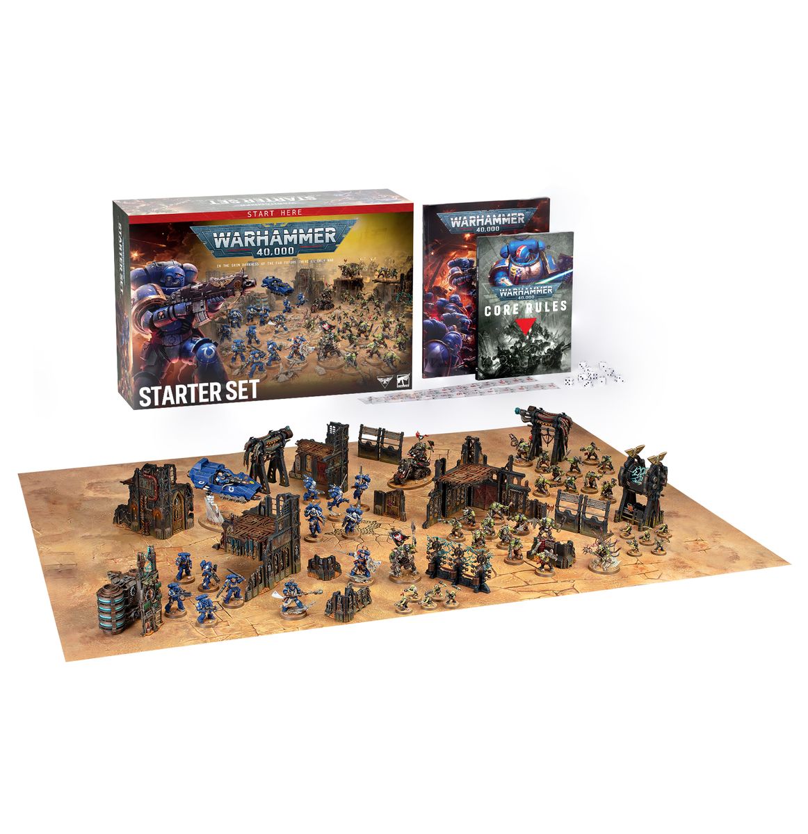 Warhammer 40,000 Starter Set | Space Marines vs Orks | Gamers Paradise