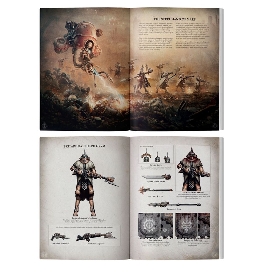 HORUS HERESY: Journal Tactica: Skitarii – The Steel Hand of Mars (PREORDER) | Gamers Paradise