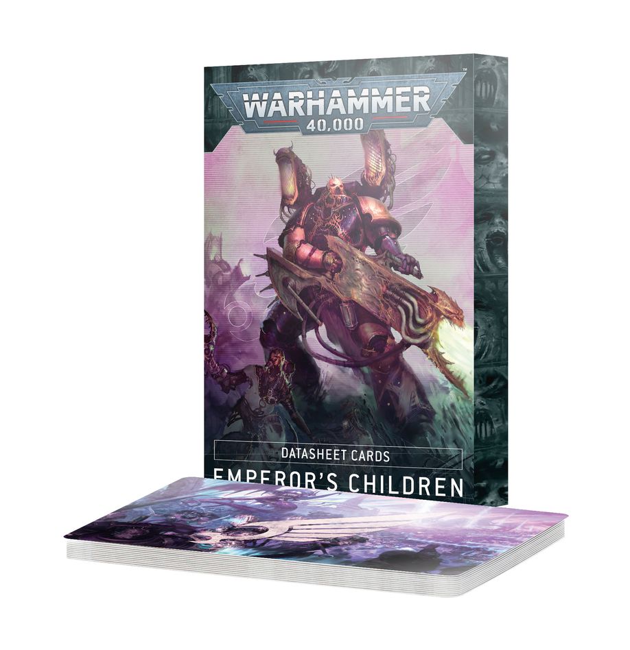 Warhammer 40k - Datasheet Cards: Emperor's Children | Gamers Paradise