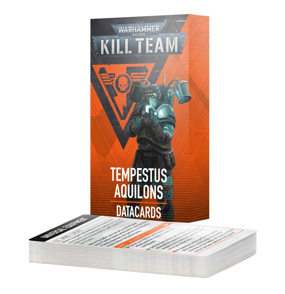 Warhammer 40k - Kill Team: Tempestus Aquilons – Datacards | Gamers Paradise