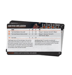 Warhammer 40k - KILL TEAM - SANCTIFIERS DATACARDS | Gamers Paradise