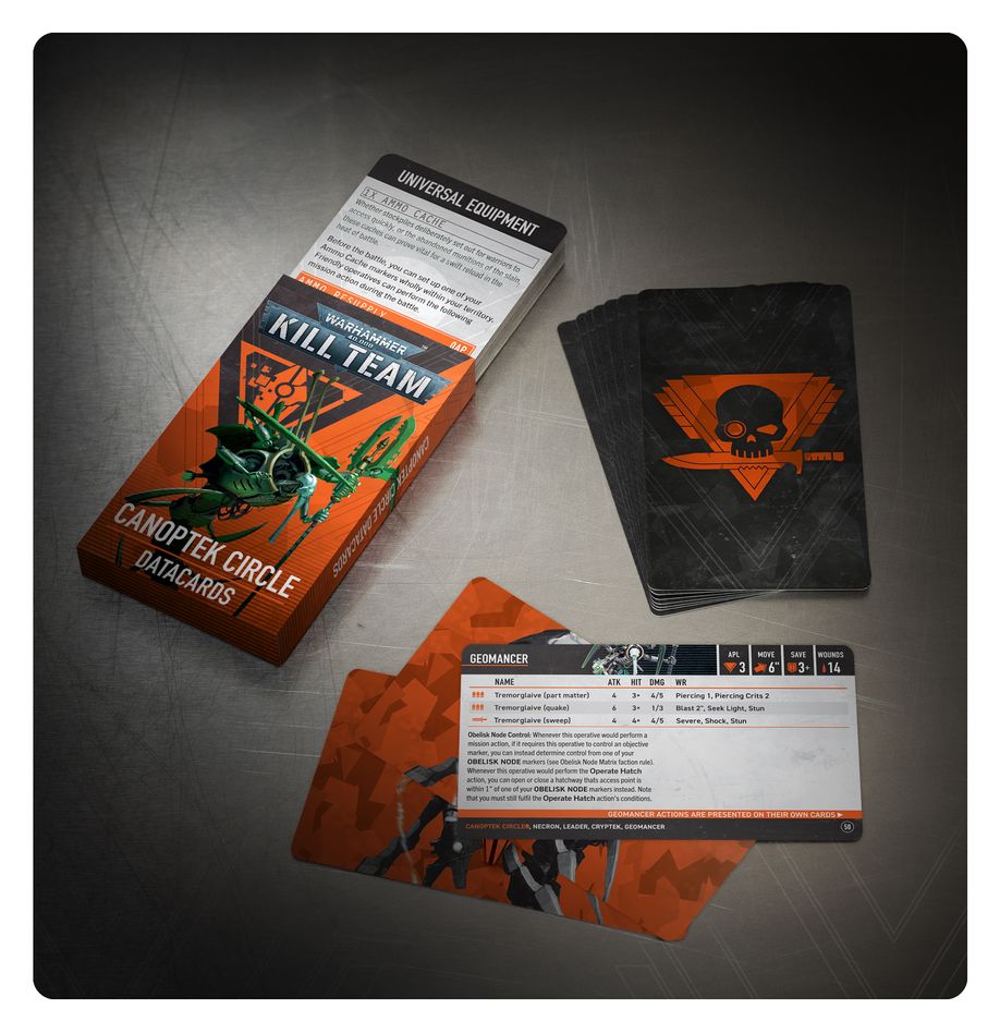 Warhammer 40k - KILL TEAM - Canoptek Circle – Datacards | Gamers Paradise