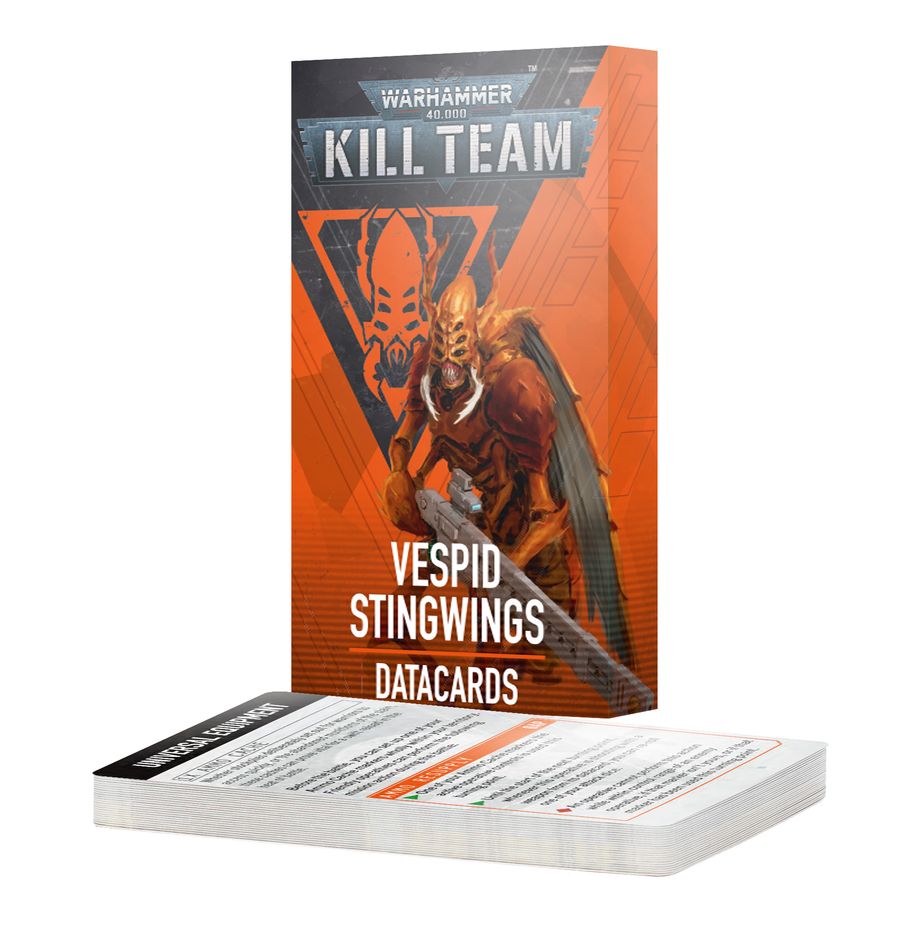 Warhammer 40k - Kill Team: Vespid Stingwings – Datacards | Gamers Paradise