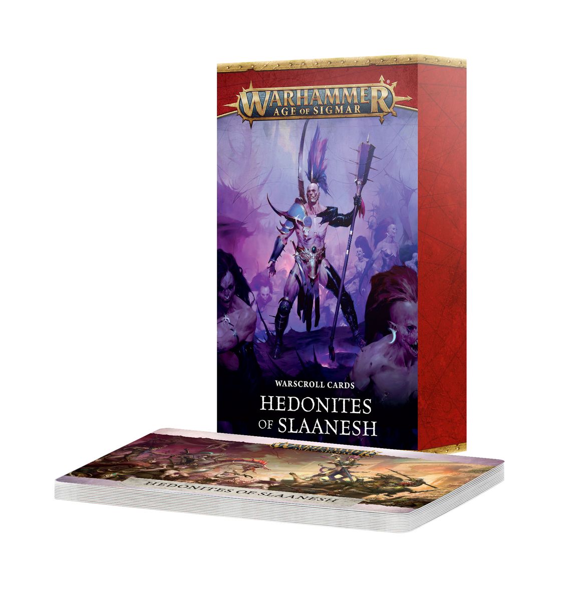 Warscroll Cards Hedonites of Slaanesh | Age of Sigmar Accessory | Gamers Paradise