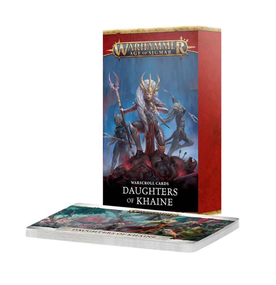Warscroll Cards: Daughters of Khaine (PREORDER) | Gamers Paradise