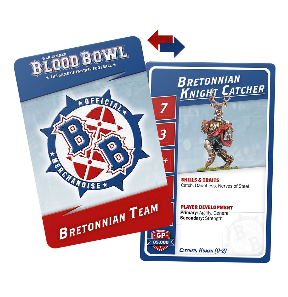 Blood Bowl: Card Pack Bretonnian Team Blood Bowl: Card Pack Bretonnian Team