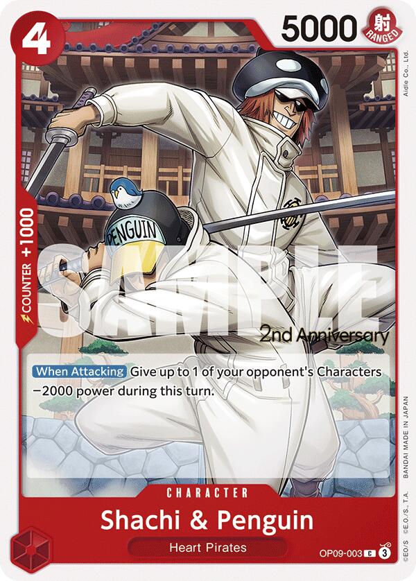 Shachi & Penguin [Emperors in the New World: 2nd Anniversary Tournament Cards] | Gamers Paradise