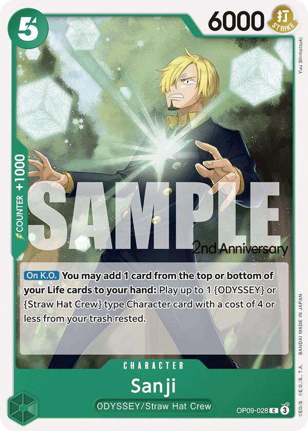 Sanji [Emperors in the New World: 2nd Anniversary Tournament Cards] | Gamers Paradise