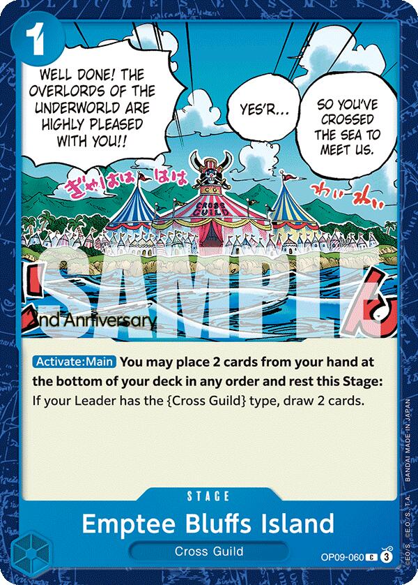 Emptee Bluffs Island [Emperors in the New World: 2nd Anniversary Tournament Cards] | Gamers Paradise
