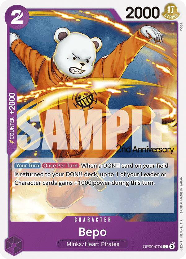 Bepo [Emperors in the New World: 2nd Anniversary Tournament Cards] | Gamers Paradise