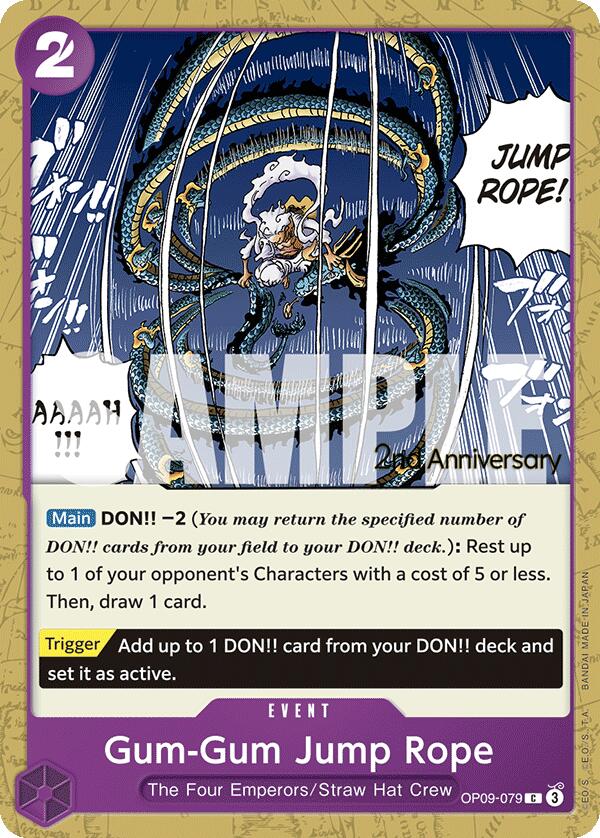 Gum-Gum Jump Rope [Emperors in the New World: 2nd Anniversary Tournament Cards] | Gamers Paradise