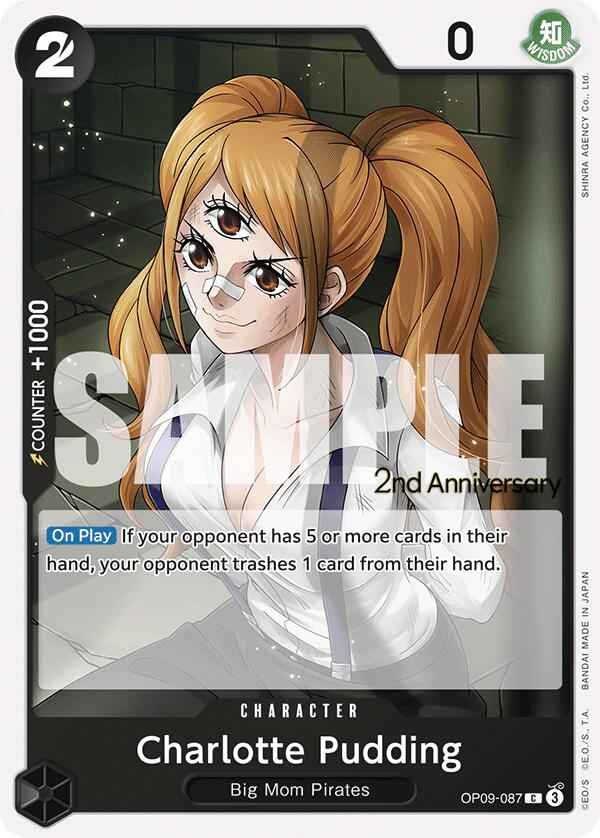 Charlotte Pudding [Emperors in the New World: 2nd Anniversary Tournament Cards] | Gamers Paradise