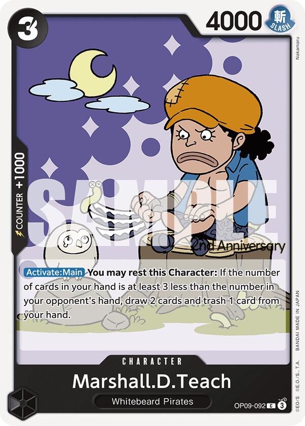 Marshall.D.Teach [Emperors in the New World: 2nd Anniversary Tournament Cards] | Gamers Paradise