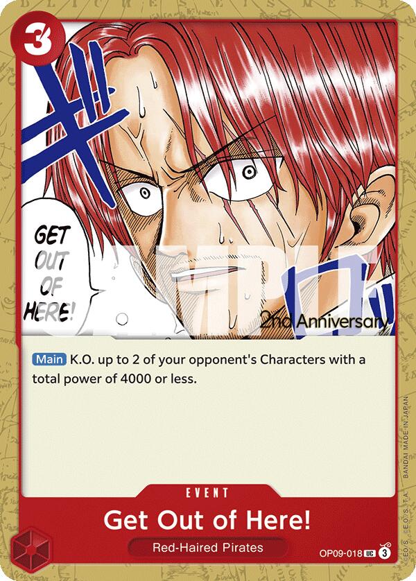 Get Out of Here! [Emperors in the New World: 2nd Anniversary Tournament Cards] | Gamers Paradise