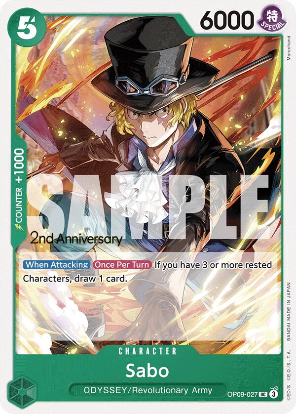 Sabo [Emperors in the New World: 2nd Anniversary Tournament Cards] | Gamers Paradise