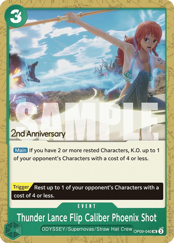 Thunder Lance Flip Caliber Phoenix Shot [Emperors in the New World: 2nd Anniversary Tournament Cards] | Gamers Paradise