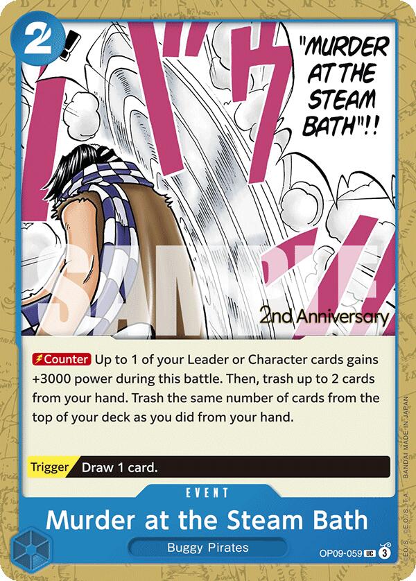 Murder at the Steam Bath [Emperors in the New World: 2nd Anniversary Tournament Cards] | Gamers Paradise