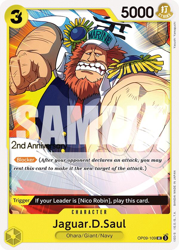Jaguar.D.Saul [Emperors in the New World: 2nd Anniversary Tournament Cards] | Gamers Paradise