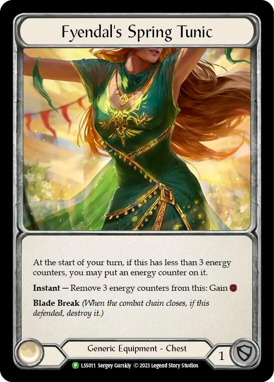Fabric of Spring // Fyendal's Spring Tunic [LSS011] (Promo)  Cold Foil | Gamers Paradise