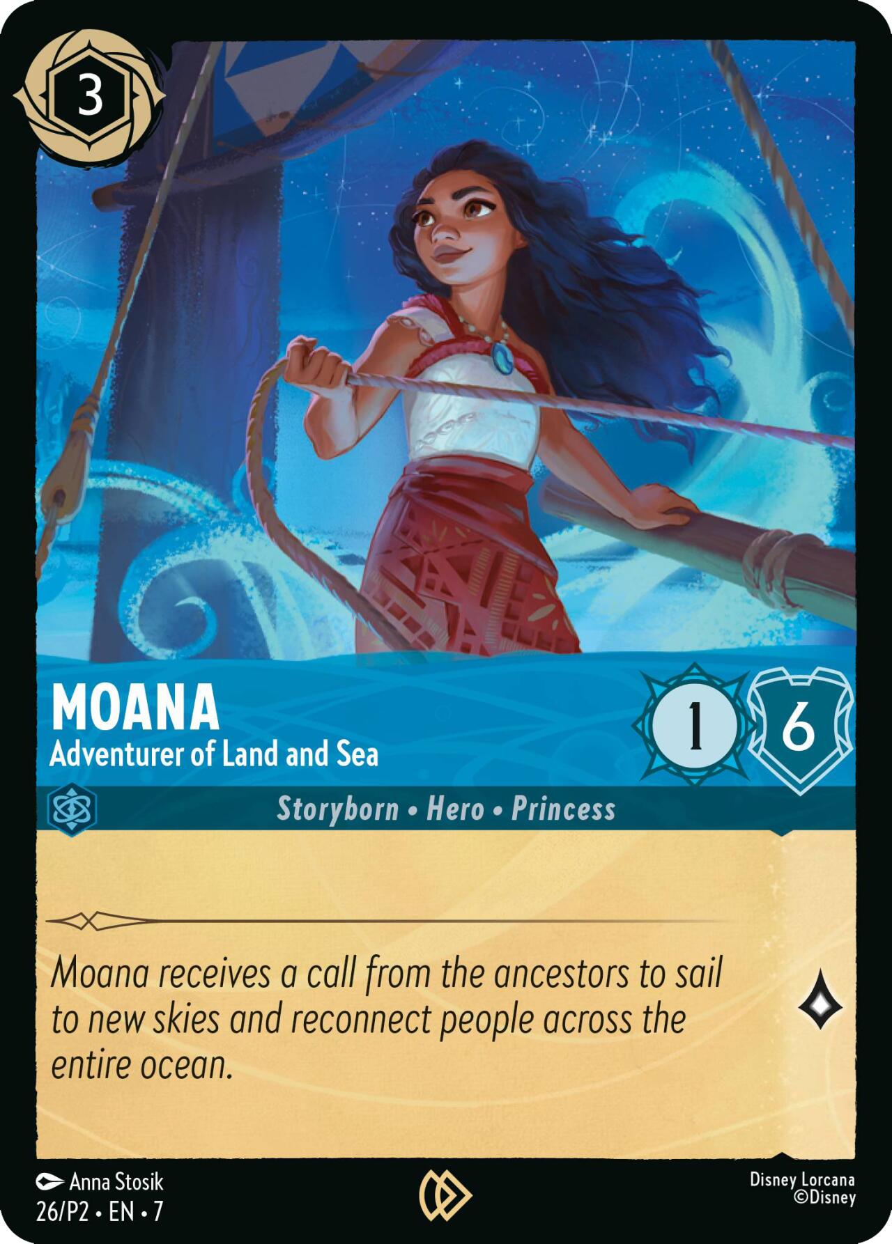 Moana - Adventurer of Land and Sea (26) [Promo Cards] | Gamers Paradise