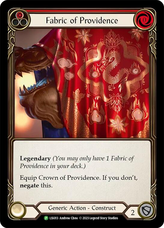 Fabric of Providence // Crown of Providence [LSS013] (Promo)  Cold Foil | Gamers Paradise