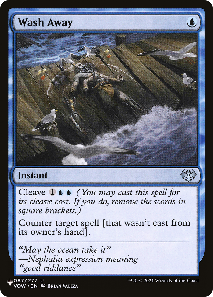 Wash Away [The List Reprints] | Gamers Paradise