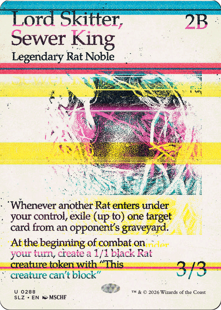 Lord Skitter, Sewer King (0288) [Secret Lair x MSCHF: The Zeta Set] | Gamers Paradise