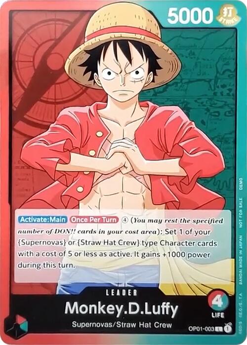 Monkey.D.Luffy [One Piece Demo Deck Cards] | Gamers Paradise