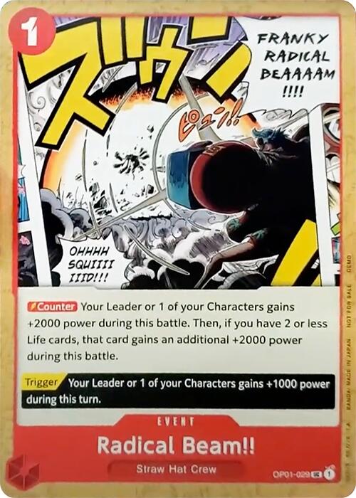 Radical Beam!! [One Piece Demo Deck Cards] | Gamers Paradise