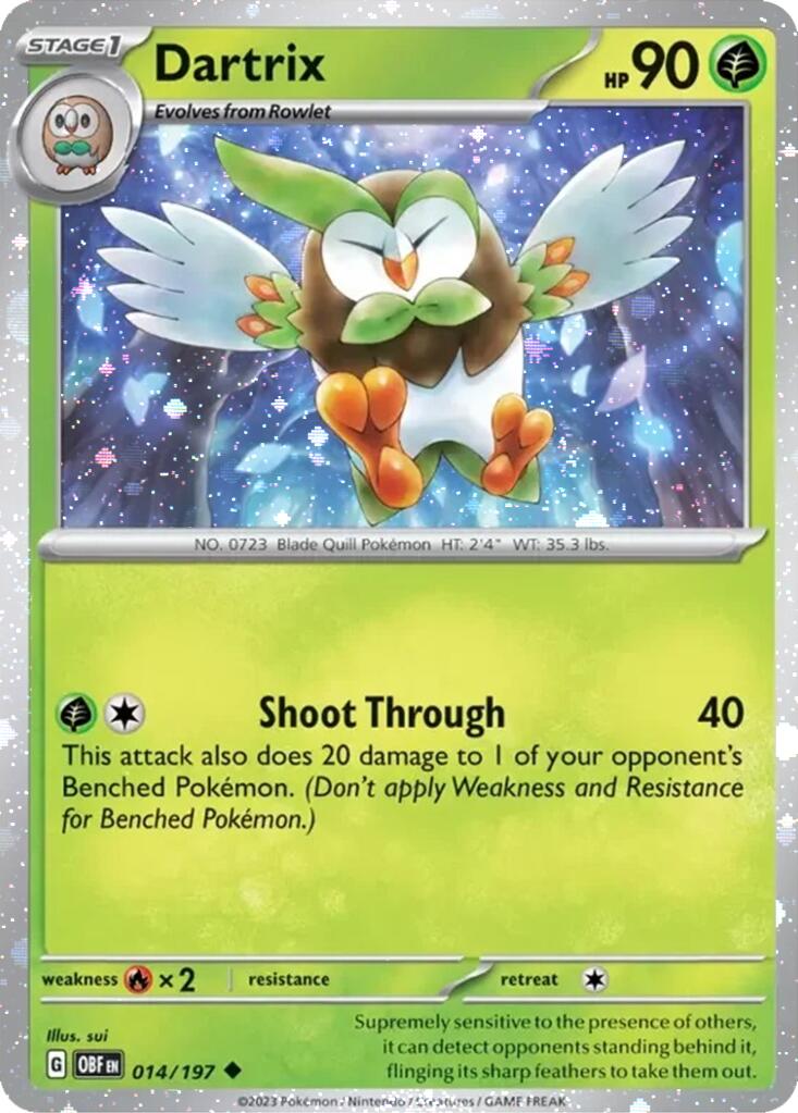 Dartrix (014/197) (Cosmos Holo) [Miscellaneous Cards] | Gamers Paradise