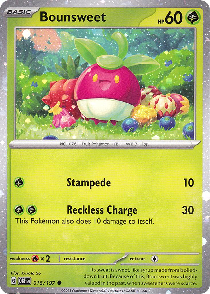 Bounsweet (016/197) (Cosmos Holo) [Miscellaneous Cards] | Gamers Paradise