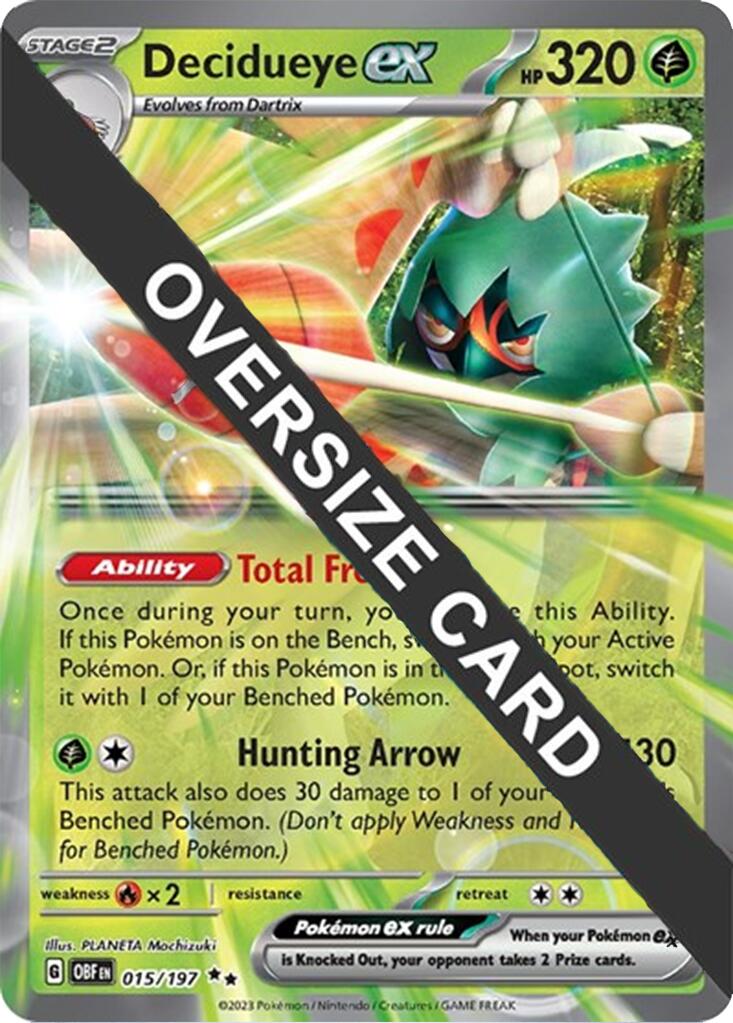 Decidueye ex (015/197) (Jumbo Card) [Miscellaneous Cards] | Gamers Paradise