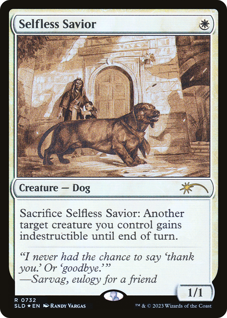 Selfless Savior (Sketch) [Secret Lair Drop Promos] | Gamers Paradise