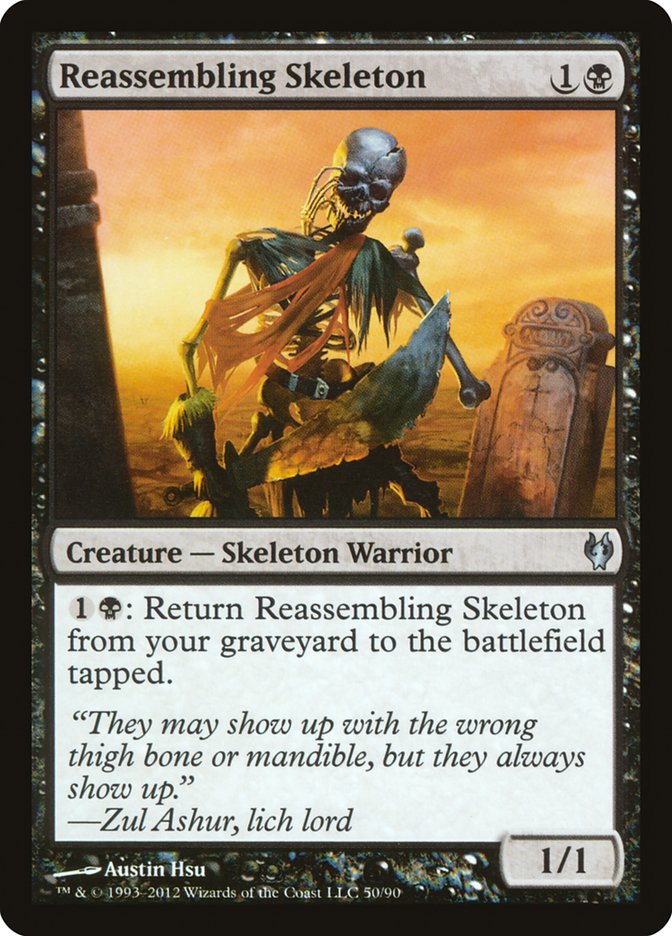 Reassembling Skeleton [Duel Decks: Izzet vs. Golgari] | Gamers Paradise