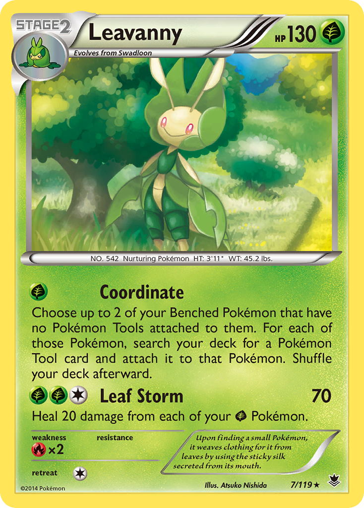 Leavanny (7/119) [XY: Phantom Forces] | Gamers Paradise