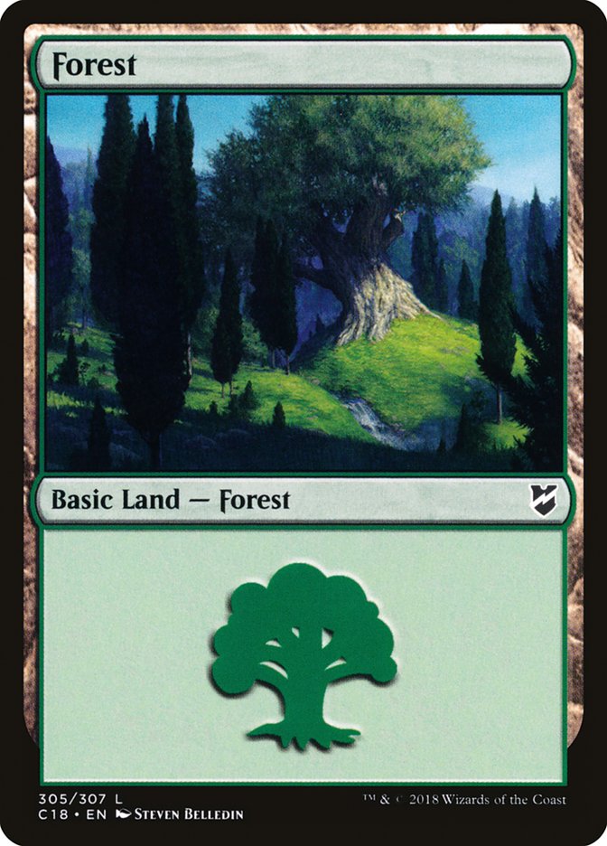 Forest (305) [Commander 2018] | Gamers Paradise