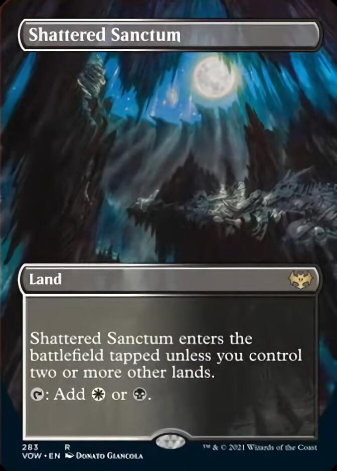 Shattered Sanctum (Borderless Alternate Art) [Innistrad: Crimson Vow] | Gamers Paradise