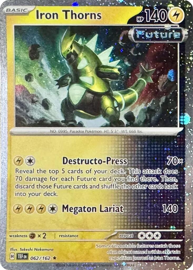 Iron Thorns (062/162) (Cosmos Holo) [Miscellaneous Cards] | Gamers Paradise