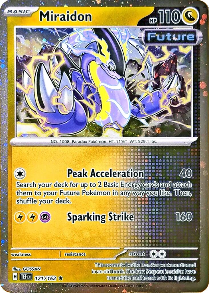 Miraidon (121/162) (Cosmos Holo) [Miscellaneous Cards] | Gamers Paradise