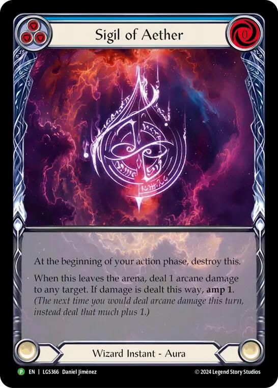 Sigil of Aether (Rainbow Foil) [LGS366] (Promo)  Rainbow Foil | Gamers Paradise