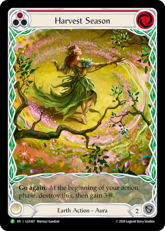 Harvest Season (Red) (Rainbow Foil) [LGS367] (Rosetta)  Rainbow Foil | Gamers Paradise