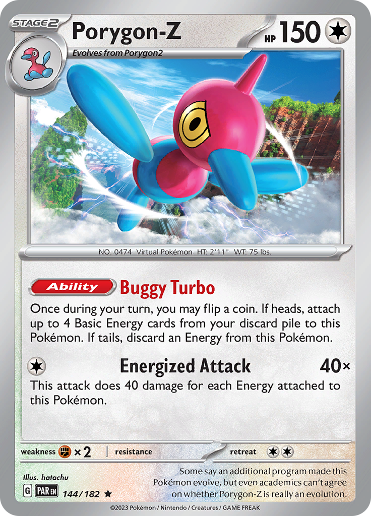 Porygon-Z (144/182) [Scarlet & Violet: Paradox Rift] | Gamers Paradise