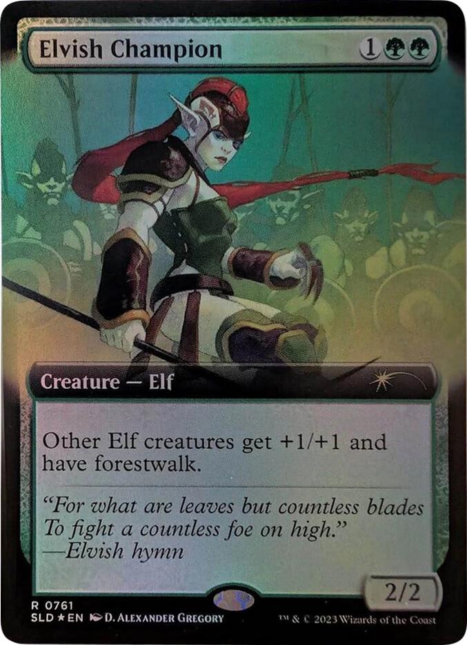 Elvish Champion (Extended Art) [Secret Lair Drop Series] | Gamers Paradise