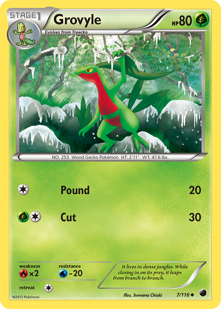 Grovyle (7/116) [Black & White: Plasma Freeze] | Gamers Paradise