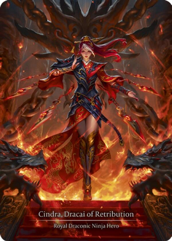 Cindra, Dracai of Retribution [HNT054] (The Hunted)  Cold Foil | Gamers Paradise